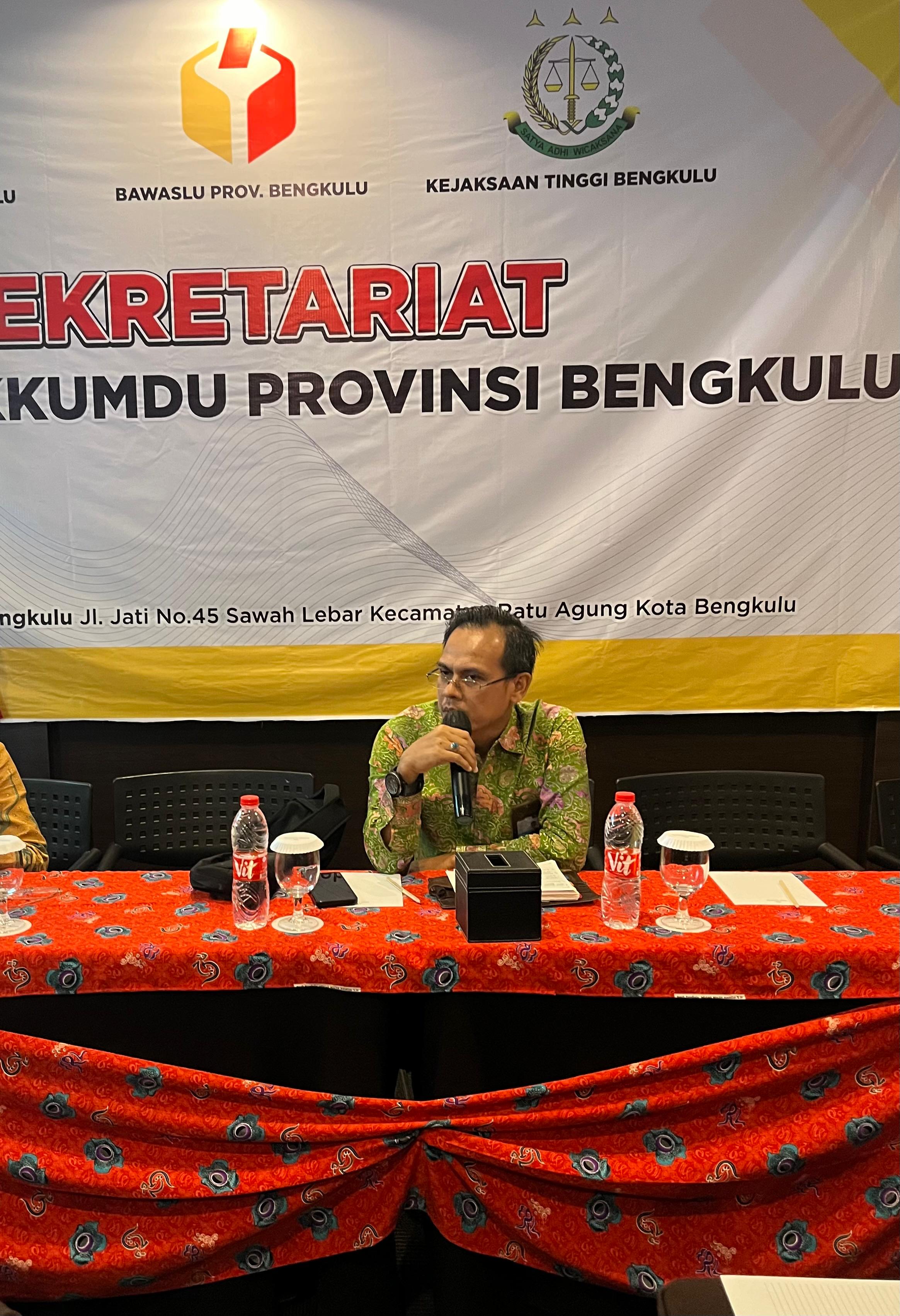 Apriyanto Tegaskan Pentingnya Peranan PPID Bawaslu