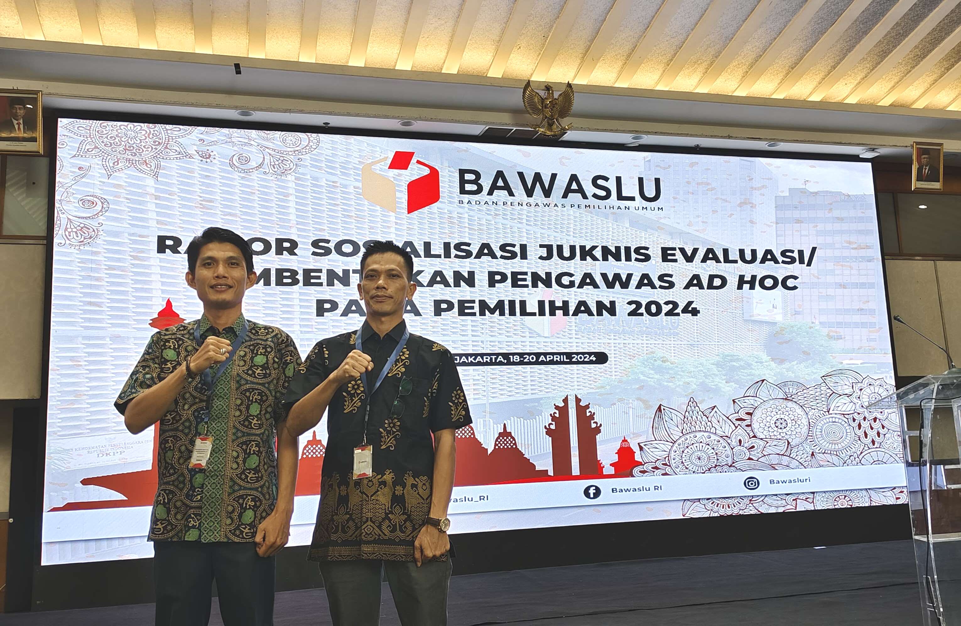 Sahran Ikuti Rakor Sosialisasi Juknis Evaluasi/Pembentukan Pengawas Ad Hoc Pada Pemilihan 2024