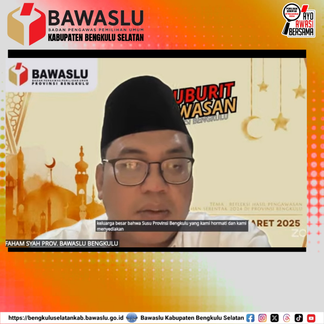 Refleksi Pengawasan Pemilu 2024, Bawaslu Bengkulu Selatan Ikuti Ngabuburit Pengawasan