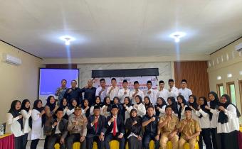 Foto Bersama Pelantikan PTPS di Kecamatan Kedurang